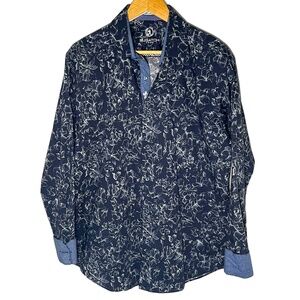 Bugatchi Uomo Shaped Fit Long Sleeve Shirt M